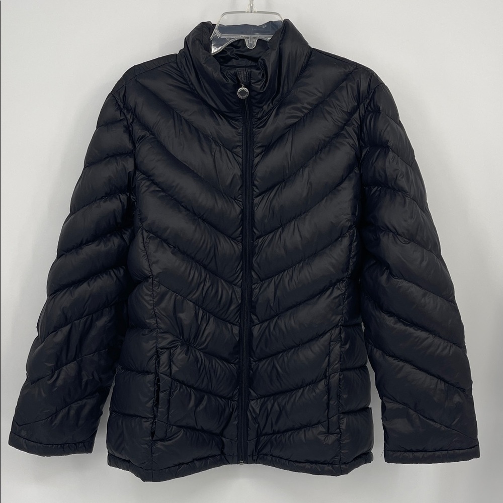 Calvin Klein Women's XXL Premium Duck Down Coat Black Puffer Classic Jacket - Picture 12 of 14
